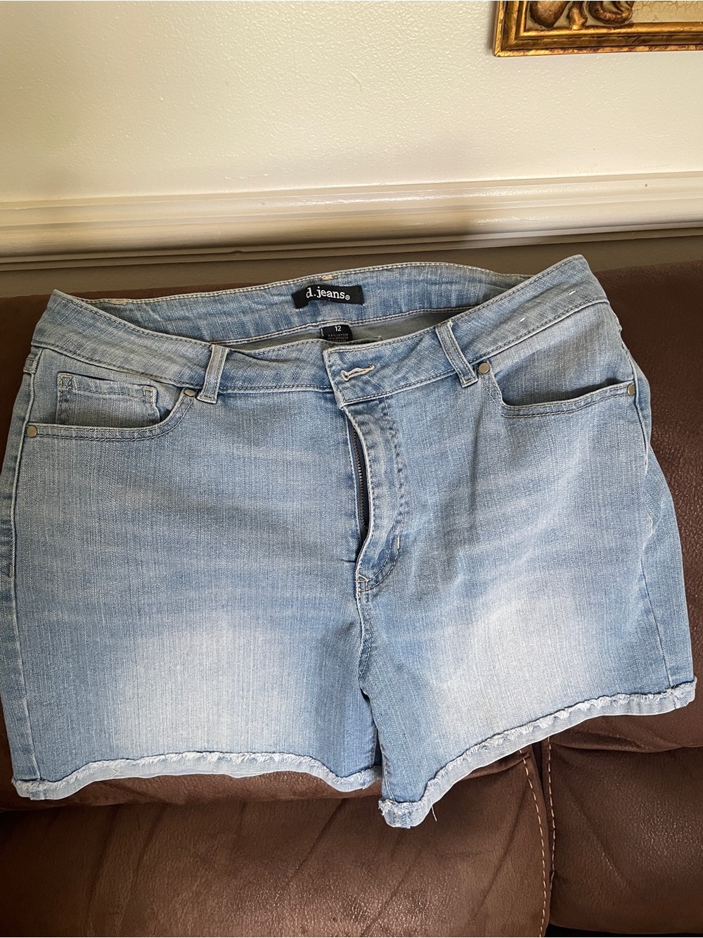 d. jeans Washed Light Blue Denim Women’s Shorts